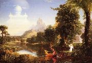 Thomas Cole Voyage of Life Youth oil painting